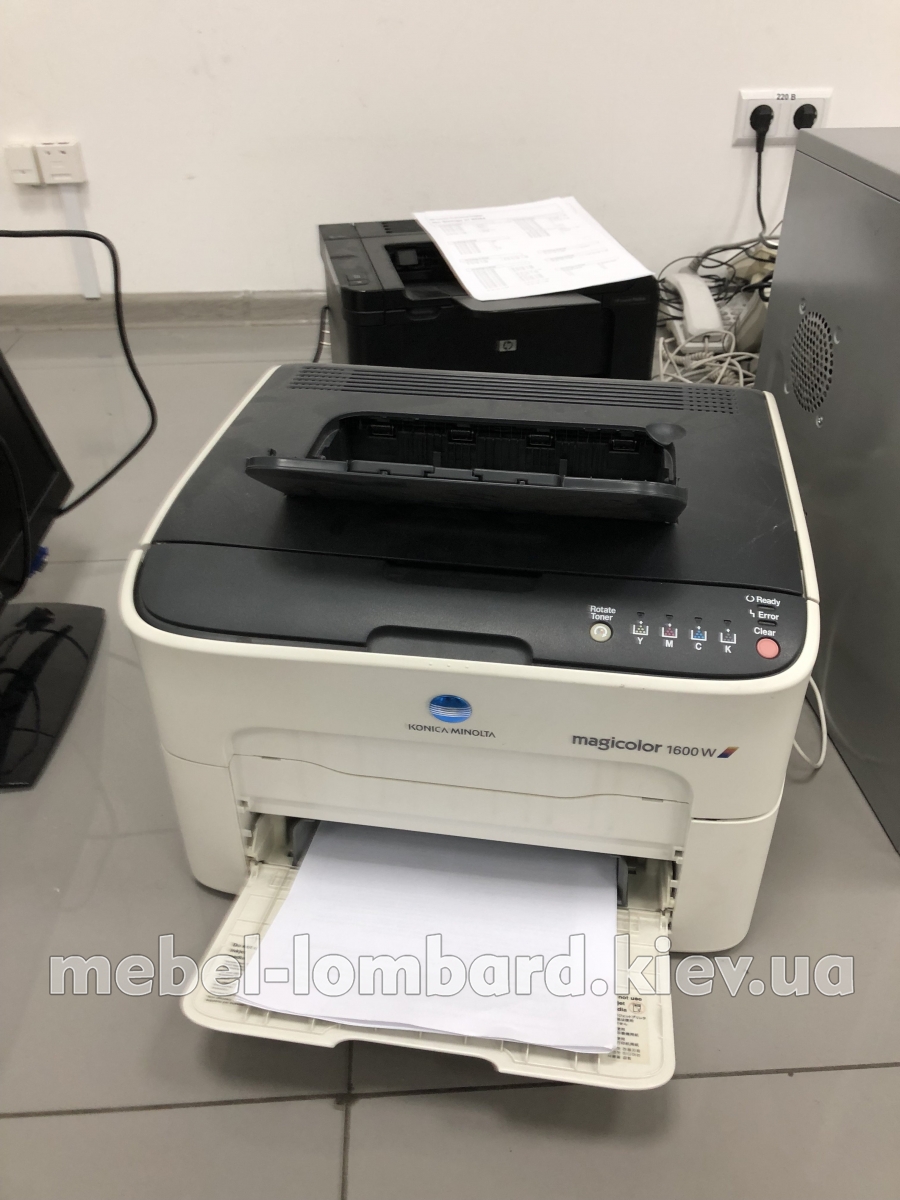 Принтер лазерный, цветной "Konica Minolta MagiColor 1600W" бу