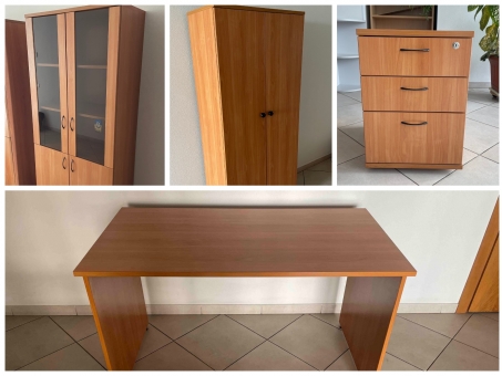 Офисный набор (14 предметов) "Вишня" бу