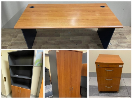 Офисный набор (13 предметов) "Меркс" "Вишня оксфорд" бу