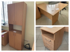 Набор офисной мебели (3 предметов) "Бук" бу