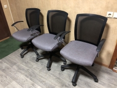 Кресло офисное № 2 "Сетка" "Серый" бу