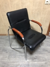 Кресло-стул офисный № 4 "САМБА" "Черный" бу