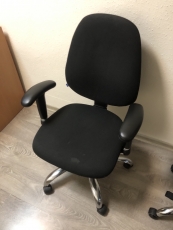 Кресло офисное "Черный" "Хром" бу
