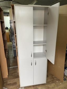 Шафа офісна з полицями «Сірий» бу