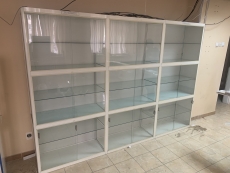 Шкаф-витрина № 2 "Белый"  бу