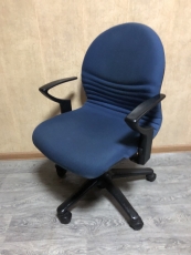Кресло офисное "Ткань" "Синий" ,бу 
