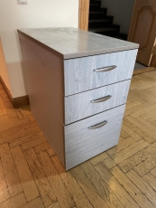 Тумба офисная "Голубой" бу