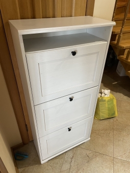 Тумба для обуви "Белый" бу