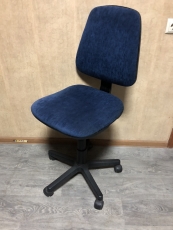 Крісло офісне «Комфорт» «Синій» бу