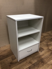Тумба с полками "Белый" бу