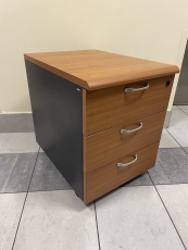 Офісна тумба №15 "Меркс" "Вишня оксфорд-графіт" бу