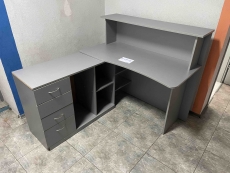 Стіл-рецепція № 3 «Сірий» бу