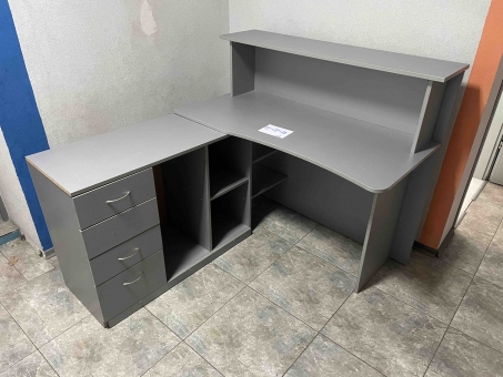 Стіл-рецепція № 3 «Сірий» бу