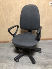 Кресло офисное № 10 "Престиж" "Серый" бу
