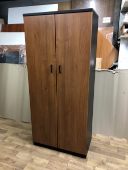 Шкаф с полками "Орех-черный" бу