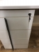 Стол офисный прямой с тумбой "Loft" "Белый" бу