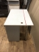 Стол офисный прямой с тумбой "Loft" "Белый" бу