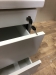 Стол офисный прямой с тумбой "Loft" "Белый" бу