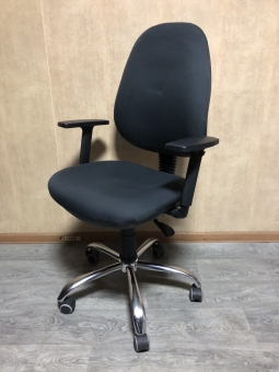 Кресло офисное № 6 "Серый" ,бу