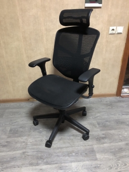 Кресло офисное №2 "Enjoy Budget Comfort Seating" "Сетка" "Черный" ,бу