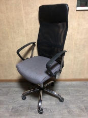 Кресло офисное № 3 "Сетка" "Серый" бу