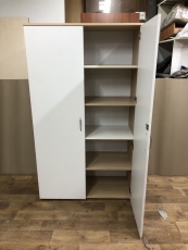 Шкаф офисный для документов № 2 "Дуб-белый" бу