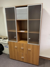Шафа офісна з полицями "Горіх міланський" бу