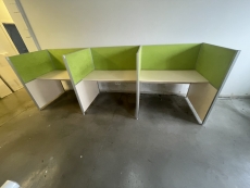 Столи для колл-центру (3 місця) «Береза» бу