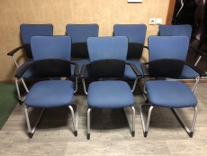 Крісло офісне, для конференцій «Steelcase» «Синій» бу