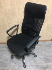 Кресло офисное № 4 "Сетка" "Черный"  бу