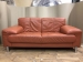 Диван офисный "Кожа" "Коричневый" бу