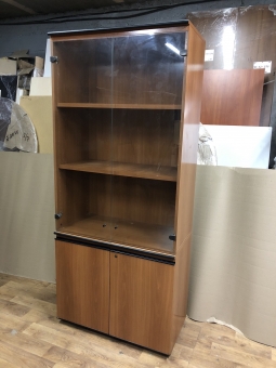 Шафа офісна з полицями № 2 «Меркс» «Горіх» бу