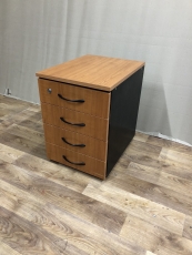 Офисная тумба № 6 "Вишня оксфорд-черный" бу