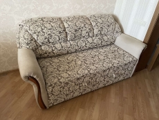 Диван раскладной № 2 "Бостон" "Беж" бу