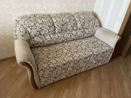 Диван раскладной № 2 "Бостон" "Беж" бу