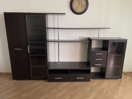 Набор мебели в гостиную, стенка "Венге" бу