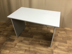 Стіл офісний прямий № 10 "Сірий" бу