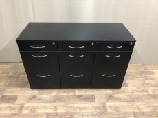 Велика офісна тумба «Чорний» бу