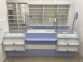  Торговельні меблі для аптеки (10 предметів) «Біло-блакитний» бу