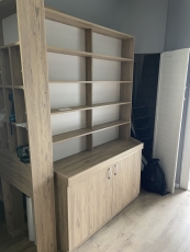 Стеллаж офисный с тумбой "Дуб крафт" бу