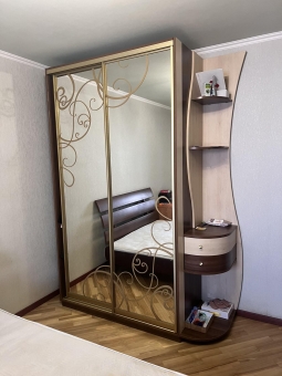 Шафа купе «Горіх темний» бу