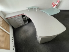 Директорський стіл «Срібло» бу