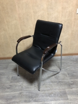 Кресло-стул офисный № 4 "САМБА" "Черный" бу