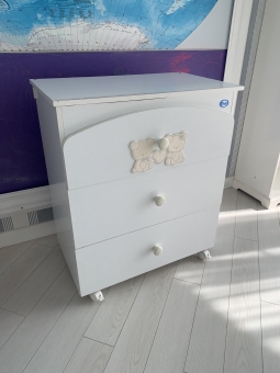 Тумба з ящиками «Білий» , бу