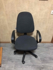 Кресло офисное № 7 "Престиж" "Серый" бу